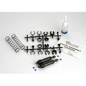 FR,R Blk Shocks, XX-Long: EMX, TMX .15, 2.5,SLH from Traxxas RTR Electric Cars