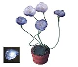 Newport Solar Decorative Potted Pansies Solar Lights , 5 LEDs version