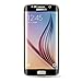 G-WACK Curved Full Coverage Tempered Glass Screen Protector for Samsung Galaxy S6edge (Black)