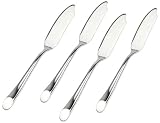 Jd Diffusion - P8809 - Coffret 4 Couteaux à Beurre - Inox
