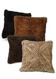Mink Fur Pillow-Knitted Mink Pillow