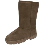 JC Fashion Boots Faux Suede Lug Sole Boot