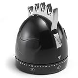 Timer Upscale Chicken 60 Minutes in Black by Polder Home Tools