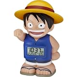 ONE PIECE (ワンピース) キャラクター目覚し時計 麦わらのルフィ おしゃべり・人感センサー機能搭載 8RDA50RH04