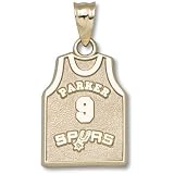 San Antonio Spurs Parker #9 Jersey 5 8 Charm Pendant