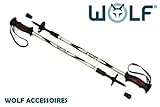  : WOLF Silver-Pole, St&ouml;cke f&uuml;r Schneeschuhwandern, 140cm
