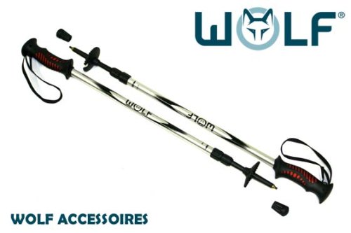 WOLF Silver-Pole, Stöcke für Schneeschuhwandern, 140cm
