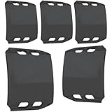 5pc LAMPHUS CRUIZER LED Off-Road Work Light Bar 18W Lens Cover - Smoke Dark Gray