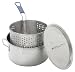 Bayou Classic 1150, 14-Qt. Stainless Deep Fryer, Perforated Basket with Cool Touch Handle