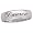 Personalized 5mm. Polished Sterling Silver Band with Name Outside- 9