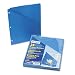 Pendaflex 32902 Pendaflex Essentials Slash Pocket Project Folders, Jacket, Ltr, BL, 25/Pk