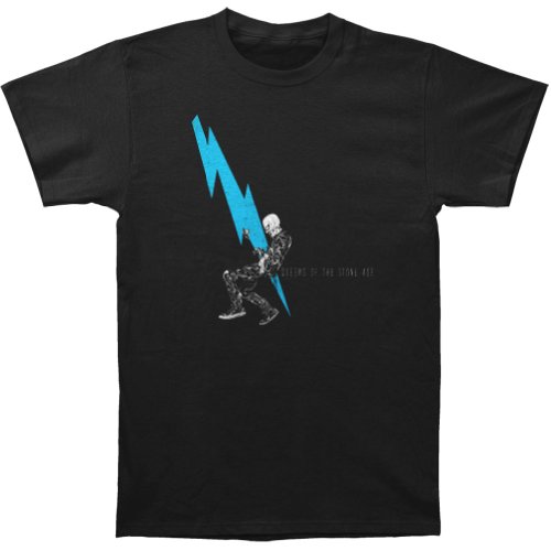 Queens Of The Stone Age Men's Lightning Dude Slim Fit T-shirt Black