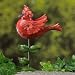 Jim Shore Heartwood Creek from Enesco Garden Stake Cardinal Garden 15.25 IN