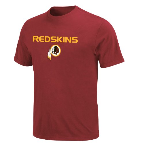 NFL Washington Redskins Line Of Scrmmge III Adult Short-Sleeved Tee, Dark Garnet, Medium