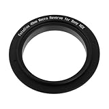 Fotodiox 49mm Filter Thread Macro Reverse Mount Adapter Ring for Sony E-series Camera, fits Sony NEX-3, NEX-5, and NEX-VG10 Video Handycam Camcorder
