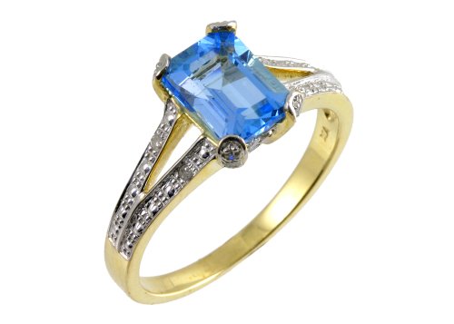 Damen-Ring 9 Karat (375) Wei&szlig;gold Gr. 52 (16.6)  7 Diamanten PR3645W L Preisvergleich