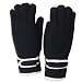 Ear Mitts  Great Gloves!TM Black/White Fleece Gloves