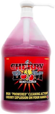 Cherry Boom Industrial Heavy Duty Pumice Hand Cleaner 1 Gallon FREE Pump and SHIPPING