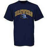 MLB Authentic T Shirt Milwaukee Brewers Officially Licensed