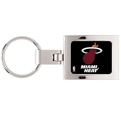Miami Heat Domed Metal Keychain