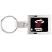 Miami Heat Domed Metal Keychain