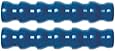 Loc-Line Coolant Hose Component, Blue Acetal Copolymer, Two Segments