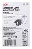 Electrical Boxes: Ace Weatherproof One Gang Vertical Duplex Outlet Cover (3024783)