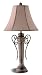 2 Pillar Style Bronze Finish Table Desk Lamp Lamps