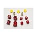 Energy Suspension 16.3105R Hyper-Flex Red Front Control Arm Bushing Set