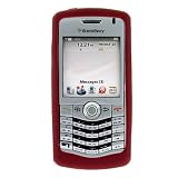 Blackberry OEM Original Dark Red Rubber Silicone Skin Case - HDW-15911-011 for RIM BlackBerry Pearl...