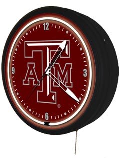 Texas A&M Aggies Neon Clock