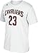 NBA Cleveland Cavaliers LeBron James #25 Men's 7 Series Name & Number Short Sleeve Tee, X-Large, White