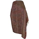 Prayer Shawl Stole Wrap Dress in Pure Wool 269 x 139 Cmby ShalinIndia
