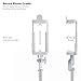 Volsey VS1 Built-in Bluetooth Remote Shutter Selfie Stick for iPhone and Android Smartphones - Black
