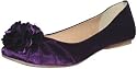 Buffalo Girl Ballerina Satin flach purple