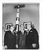 Historic Print (L): Thomas O. Paine, administrator of NASA; Clinton P. Anderson; and Dr Wernher von Braun, N