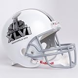 NFL Riddell Deluxe Replica Helmet - Super Bowl 46 Logo