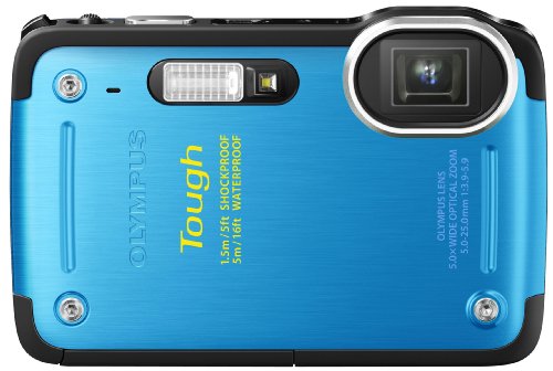 Olympus - TG-620 - Appareil photo numérique - 12 Mpix - Étanche 5 m - Bleu