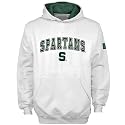 Michigan State Spartans Youth White Team Color Hoody Sweatshirt
