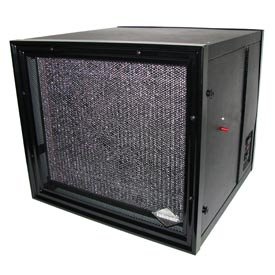 Commercial And Light Industrial Media Air Purifier - 1100 Cfm - 120v - Black