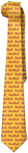 ZFFNO Men's Novel Red Bull Logo Necktie Tie