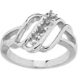 14K White Gold Mother's Ring - 4 Gemstone -- YOU CHOOSE THE COLORS!