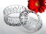 ROUND CRYSTAL JEWEL BOX - ROUND CRYSTAL JEWEL BOX WITH COVER