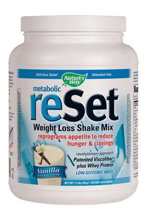 Metabolic Reset Weight Loss Shake Vanilla Flavor 1.4 lbs by Nature