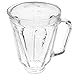 Hamilton Beach glass blender jar.