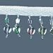 Heart Fringe - Crystal Aurora Borealis - Mini - 36in Pack*On Sale*
