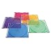 Verbatim 94178 Slim CD and DVD Storage Cases, 5 Assorted Colors, 50-Pack
