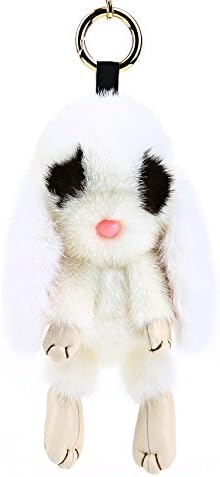 Fashion Key Chain, Black eye Bunny(bigger size), Danish Mink Fur , Design by Ella Liu. 7 - 10 days delivered to US & CA main States.Free Logistic.