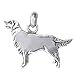 Popular Golden Retriever Sterling Silver Crafted Dog Charm