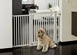 Richell USA 94118 Rubberwood One-Touch Pet Gate, Autumn Matte
